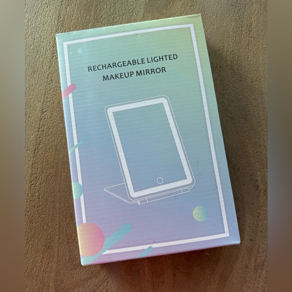 Brand New Rechargeable Travel Lighted Makeup Mirror